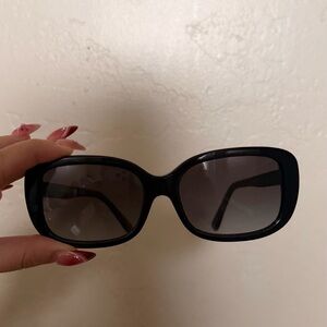 Coach Black Oversized Sunglasses